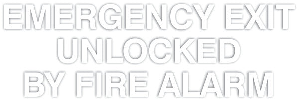 Emergency Exit Decals
