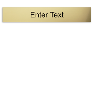 Laminate Nameplates - 9"