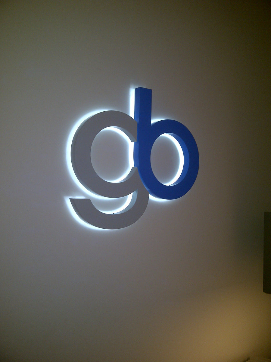 LED Halo illuminated Logo