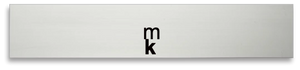 Premium Metal Nameplates - 8"
