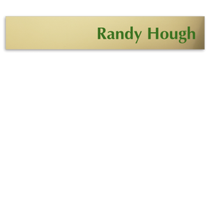 Laminate Nameplates - 9"