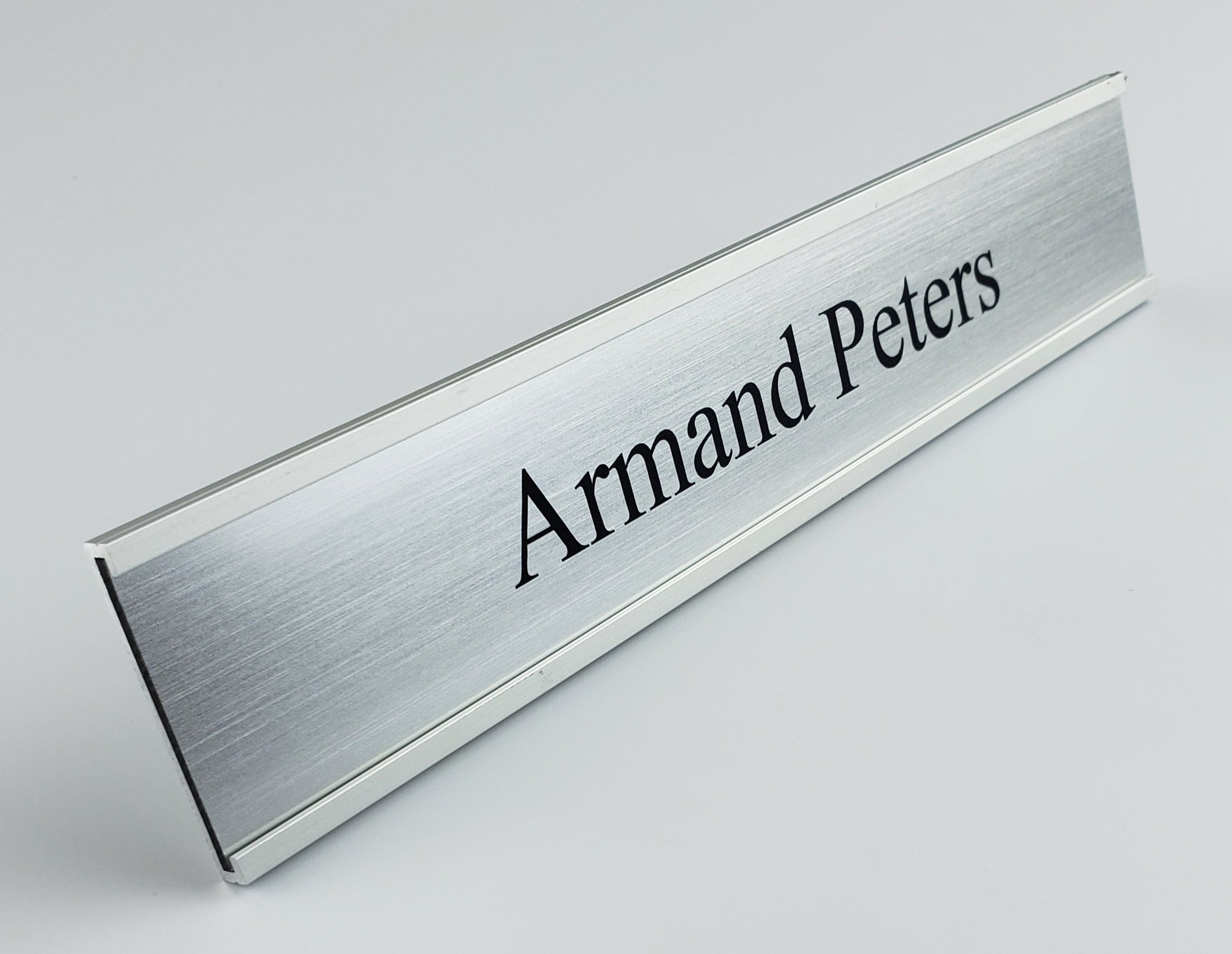 Laminate Nameplates - 8"