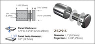 Aluminum Standoff - Pierced