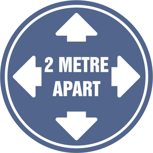 Floor Graphic - 2 Metre Apart