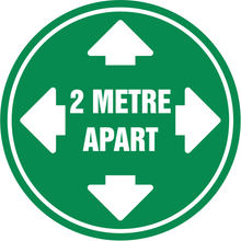 Load image into Gallery viewer, Floor Graphic - 2 Metre Apart