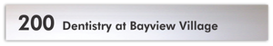 BAYVIEW VILLAGE - LARGE DIRECTORY BLADE