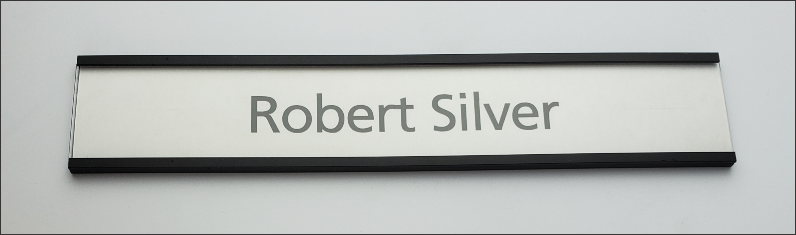 Nameplate Holder - Paper Insert