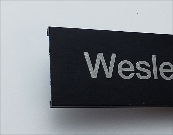 Premium Metal Nameplates - 9"