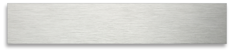 Premium Metal Nameplates - 8"