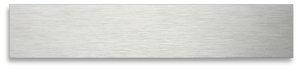 Premium Metal Nameplates - 8"