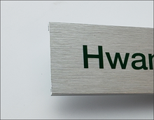 Load image into Gallery viewer, Premium Metal Nameplates - 9&quot;