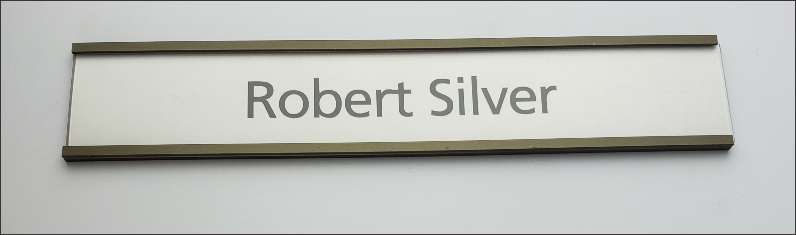 Nameplate Holder - Paper Insert