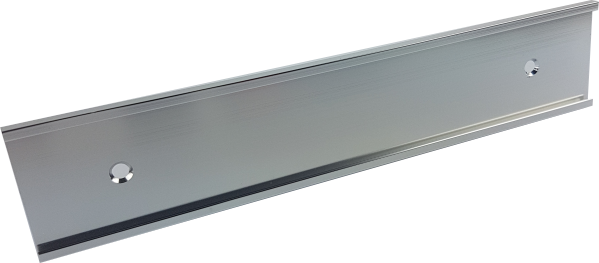 CHROME NAMEPLATE HOLDER