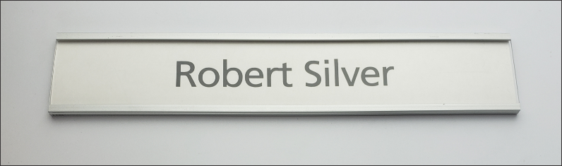 Nameplate Holder - Paper Insert