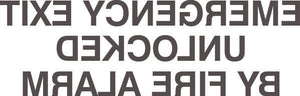 Emergency Exit Decals