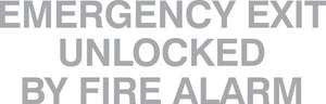 Emergency Exit Decals