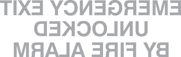 Emergency Exit Decals