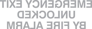 Emergency Exit Decals