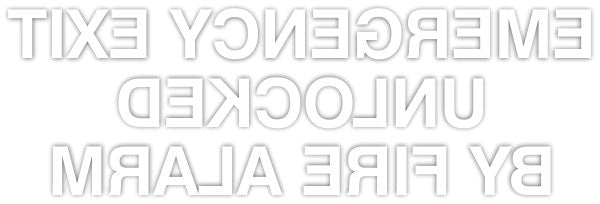 Emergency Exit Decals