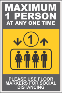 ELEVATOR MAXIMUM OCCUPANCY