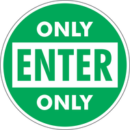 Wall/Door Graphic - Enter Only