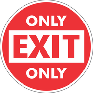 Wall/Door Graphic - Exit Only