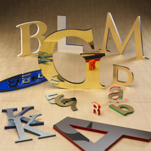 Acrylic/Metal Letters
