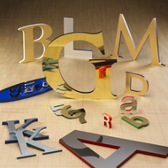 Acrylic/Metal Letters