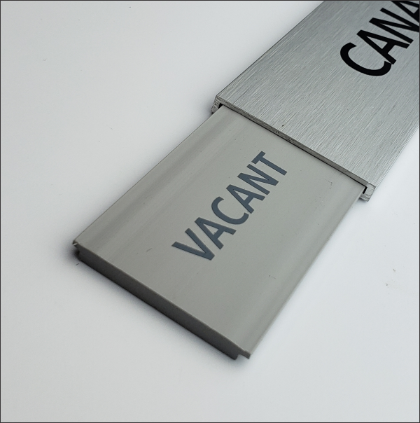 VACANT/OCCUPIED SLIDERS