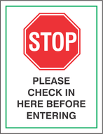 Wall/Door Graphic - Please Check In